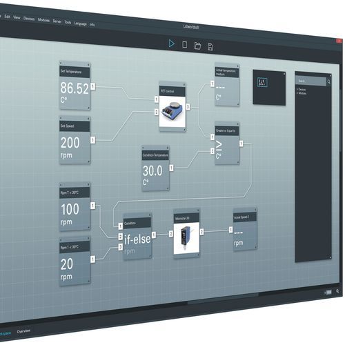 Logiciel de laboratoire - labworldsoft® 6 Advanced - IKA - automatisé