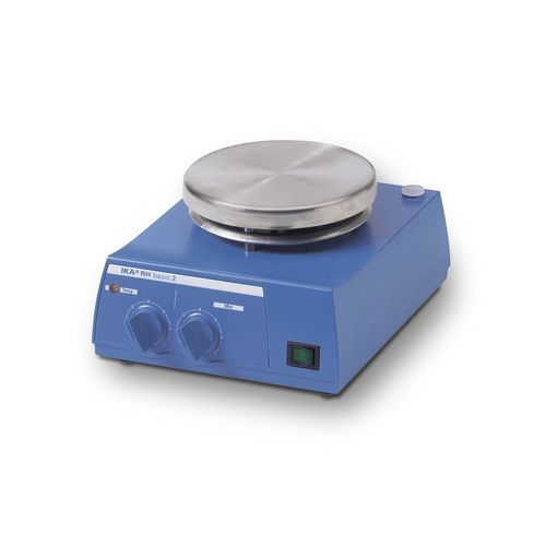 Agitateur magnétique de laboratoire - RH basic 2 - IKA - analogique / de chauffage / en acier inoxydable