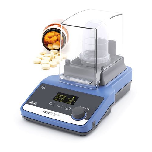 Broyeur à percussion - Tube Mill 100 con. - IKA - vertical / de laboratoire / batch