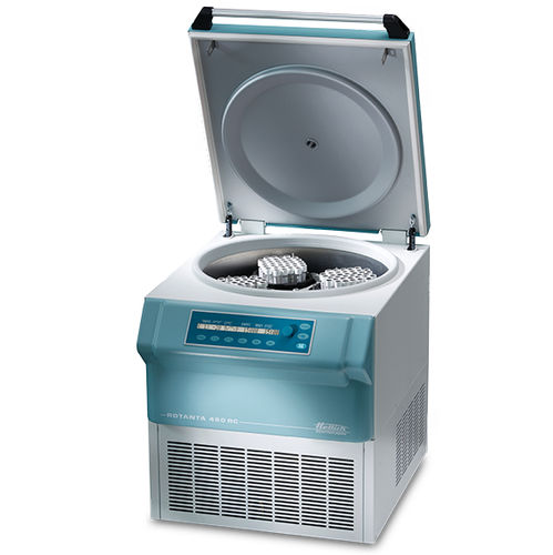 Centrifugeuse de laboratoire - ROTANTA 460 RF - Andreas Hettich - pour applications pharmaceutiques / pour applications chimiques / sur pied
