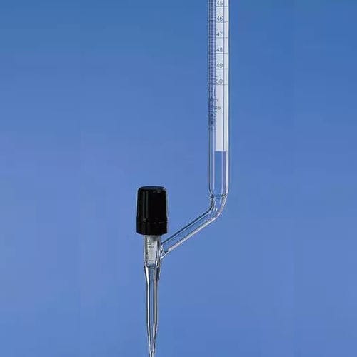 Burette à robinet à pointeau - BLAUBRAND® series - BRAND - en verre borosilicaté