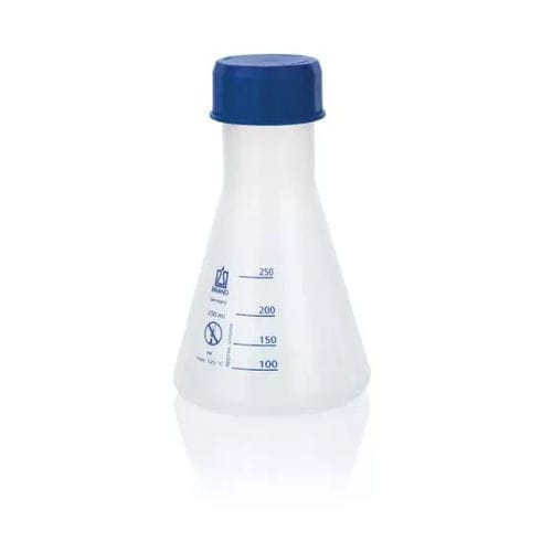 Fiole Erlenmeyer - 93170 - BRAND - en polypropylène / avec bouchon