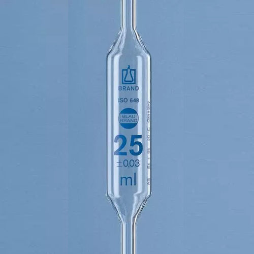 Pipette mono-canal - BLAUBRAND® series - BRAND - volumétrique / en verre / manuelle