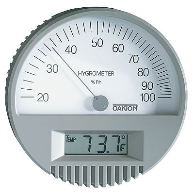 Thermo-hygromètre numérique - WD-35700-00 - OAKTON - à montage mural / température / humidité relative
