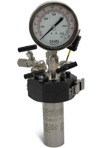 Réservoir en métal - Series 4790 Pressure Vessel Systems, 25-100 mL - Parr Instrument Company - haute pression / vertical