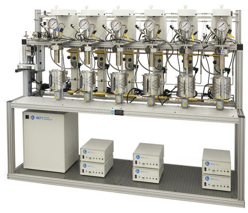 Réacteur de synthèse parallèle - Six Reactor Parallel System with Automatic Sampling System - Parr Instrument Company