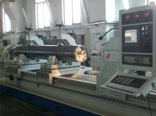 Perceuse-aleseuse CNC - FL450 - Saporiti - pour trous profonds / haute précision