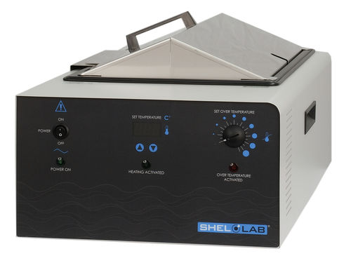 Bain-marie de laboratoire - 22 l, +5 °C ... +80 °C | SWBC22 - Sheldon - avec affichage numérique
