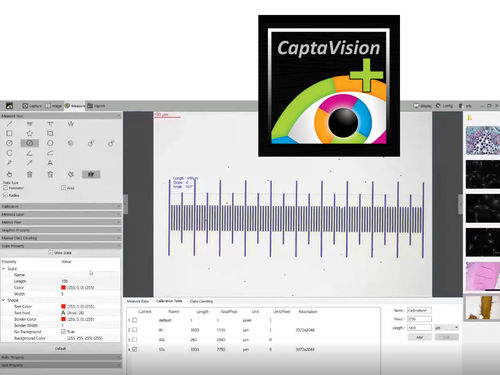 Logiciel pour caméra - CaptaVision+™ - Unitron - de gestion d'images / d'interface / de commande