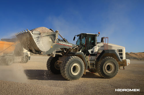Chargeuse à roues - HMK 640 WL - HIDROMEK co. - à faible consommation de carburant / ergonomique