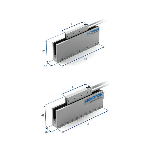 Moteur linéaire ironless - UMX | ULX - Tecnotion - synchrone
