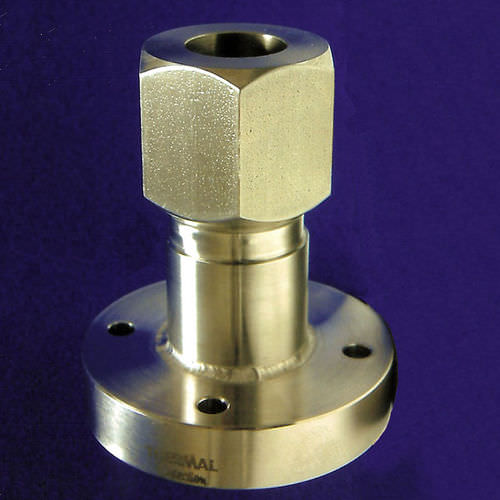 Adaptateur à bride - CPF series - Thermal Detection - pour autoclaves / pour sondes de température / en inox