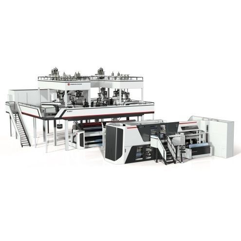 Ligne d'extrusion de film à plat - FILMEX II STRETCH - WINDMÖLLER & HÖLSCHER - pour thermoplastiques