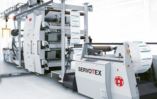 Presse flexographique en ligne - SERVOTEX  - WINDMÖLLER & HÖLSCHER - à 6 couleurs / à 4 couleurs / pour papier