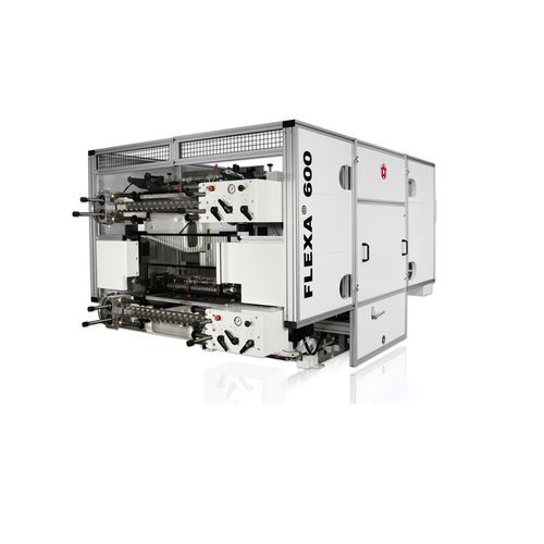Presse flexographique en ligne - FLEXA 600 - WINDMÖLLER & HÖLSCHER - à 6 couleurs / pour film en plastique