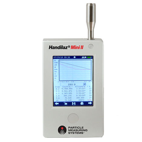 Compteur de particules aériennes d'air - Handilaz® Mini II - Particle Measuring Systems - numérique / électronique / pour salle blanche
