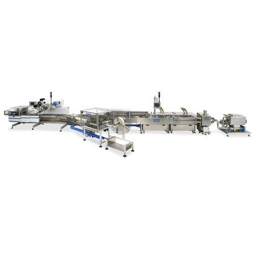 Machine de conditionnement automatique - PFM Packaging Machinery - horizontale / sous forme de ligne / pour biscuits