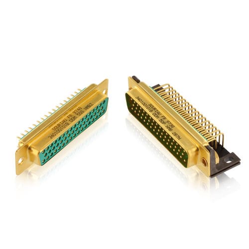 Connecteur pour applications aérospatiales - 3401 series - EATON - de données / D-Sub / PCB