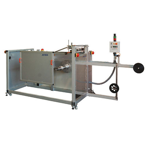 Enrouleuse de tube - AKMA Maschinen- und Anlagenbau - pour ligne d'extrusion