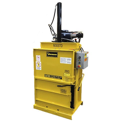 Presse à balles pour carton - M30STD - Harmony Europe - pour textiles / verticale / à chargement frontal