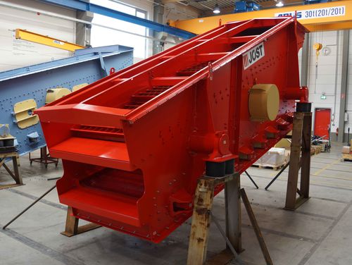 Crible vibrant linéaire - TOPCILLA - JÖST - pour produits en vrac / à effet trampoline