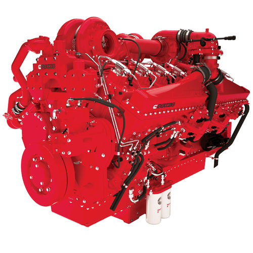 Moteur diesel - QSK50 - Cummins Inc. - à 16 cylindres / injection directe / à rampe commune