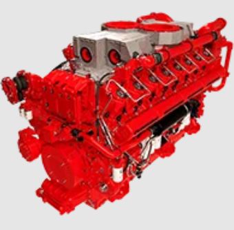 Moteur diesel - QSK95-M - Cummins Inc. - à 16 cylindres / turbo / marin