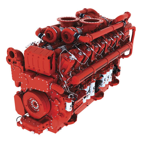 Moteur diesel - QSK95 - Cummins Inc. - à 16 cylindres / turbo / pour applications minières