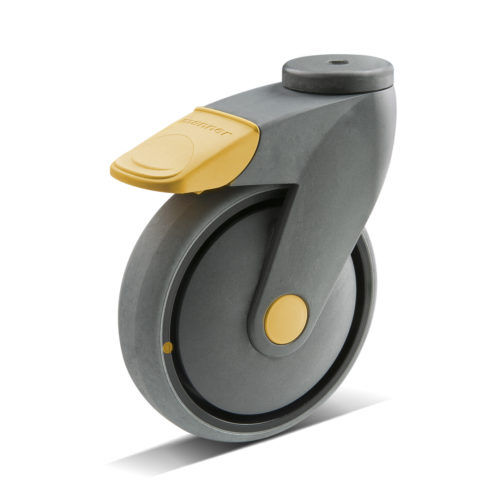 Roulette antistatique GKJYS125 PTE/K A Manner pivotante / à