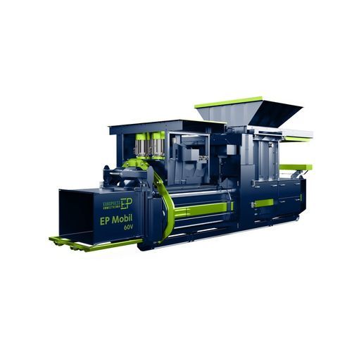 Presse à balles pour déchets - EP Mobil 60 V - Europress Umwelttechnik GmbH - verticale / à canal / mobile
