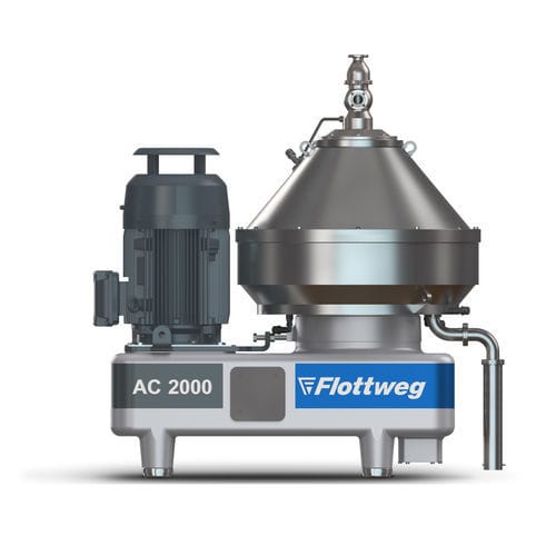 Séparateur de liquides - AC2000 - Flottweg SE - 2-phases / pour l'industrie agroalimentaire / pour l'industrie pharmaceutique