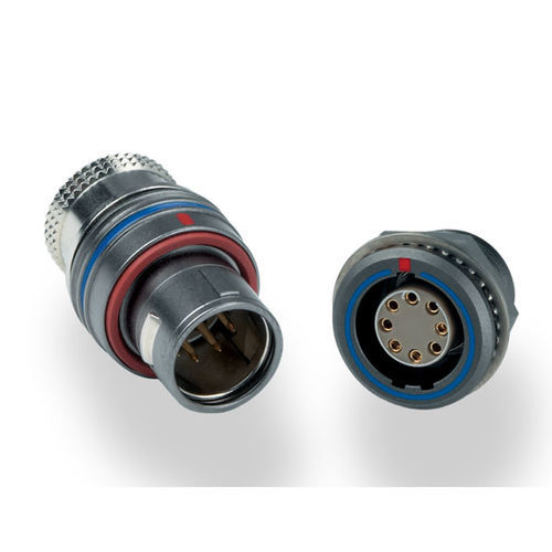 Connecteur compact - F Series - LEMO - de données / de fibre optique / à sertir