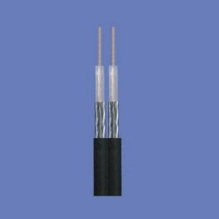 Câble optique hybride -  DUAL RG Series - LEMO - RF / multi coaxial / LEMO