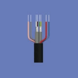 Câble électrique audio/vidéo - 335 Series - LEMO - hybride / coaxial / LEMO