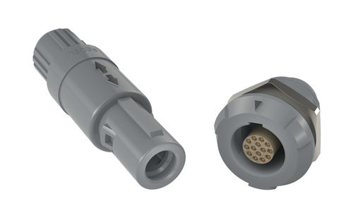 Connecteur push-pull - REDEL P Series - LEMO - de données / de fibre optique / coaxial