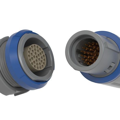 Connecteur d'alimentation électrique - REDEL 2P - LEMO - haute tension / en plastique / pour applications médicales