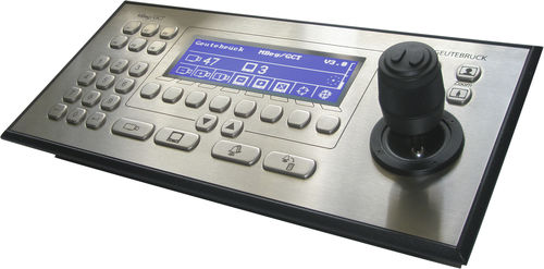 Clavier encastrable - MBeg/GCT-3X-LAN - GEUTEBRÜCK - à touches mécaniques / avec joystick / industriel