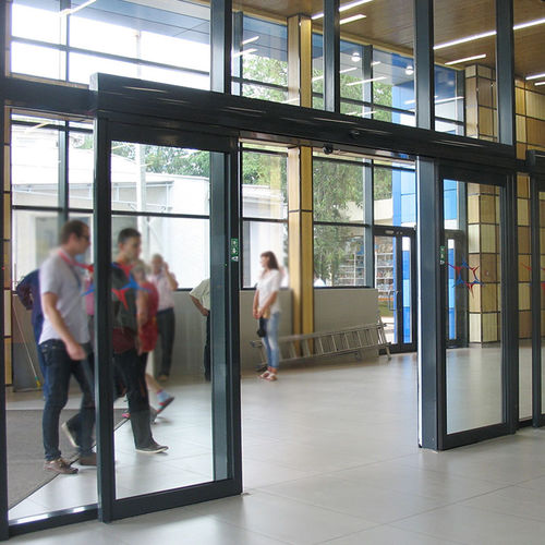 Porte antipanique - PORTALP - coulissante / battante / automatique