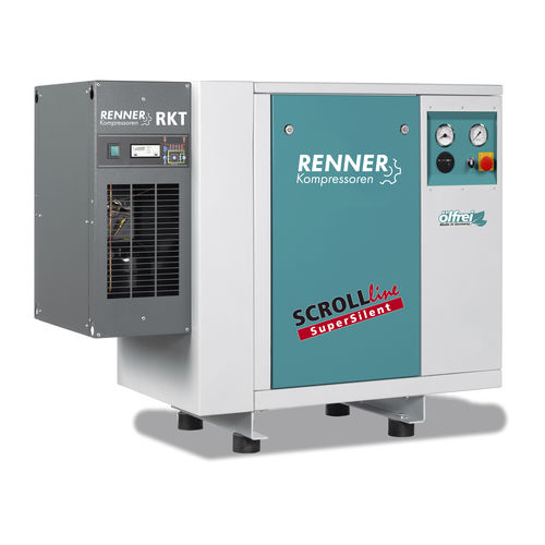 Compresseur scroll - SLK-S series - RENNER Kompressoren - d'air / à moteur électrique / stationnaire