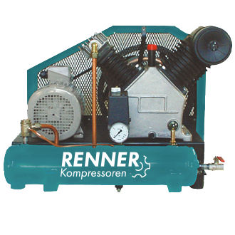 Compresseur à piston - RBK series - RENNER Kompressoren - d'air / à moteur électrique / stationnaire