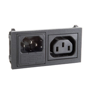 Connecteur d'alimentation électrique - HZ13 series - OMEGA FUSIBILI - bipolaire / en nylon / horizontal