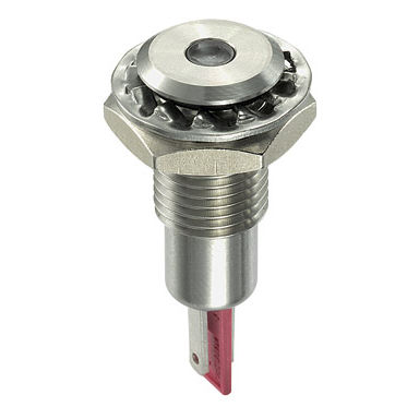 Voyant fileté - DX05 series - OMEGA FUSIBILI - antivandalisme / IP67 / en acier inoxydable