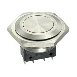 Bouton poussoir à ressort - MP0027 series - OMEGA FUSIBILI - antivandalisme / en acier inoxydable