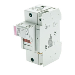Porte-fusible cylindrique - Q15 series - OMEGA FUSIBILI - sur rail DIN / IEC
