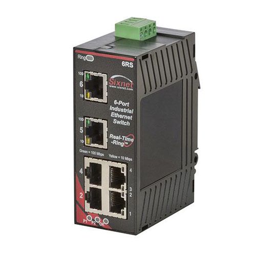 Commutateur Ethernet administrable - Sixnet® SL  - Red Lion Controls - 6 ports / de fibre optique / sur rail DIN