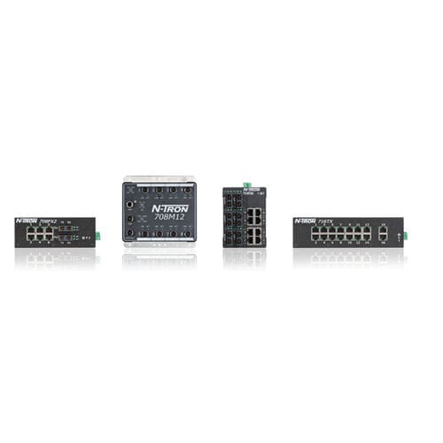 Commutateur Ethernet administrable - N-Tron® 700  - Red Lion Controls - 8 ports / 12 ports / 10 ports
