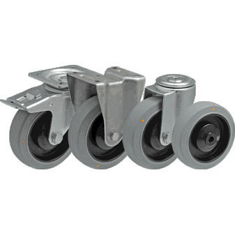 Roulette pivotante - PC - Colson  Europe - fixe / à tige / à platine
