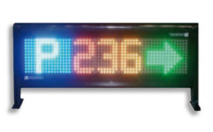 Afficheur à matrice de points - 24 V, 22 W | DX-VMS-P - CIRCONTROL SA - à 7 segments / à 3 chiffres / électronique