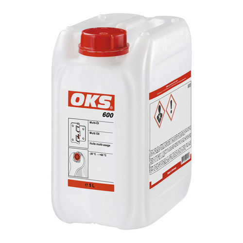 Huile de maintenance - 600 - OKS Spezialschmierstoffe GmbH - multiusage / à base d'huile minérale / pour l'industrie du papier