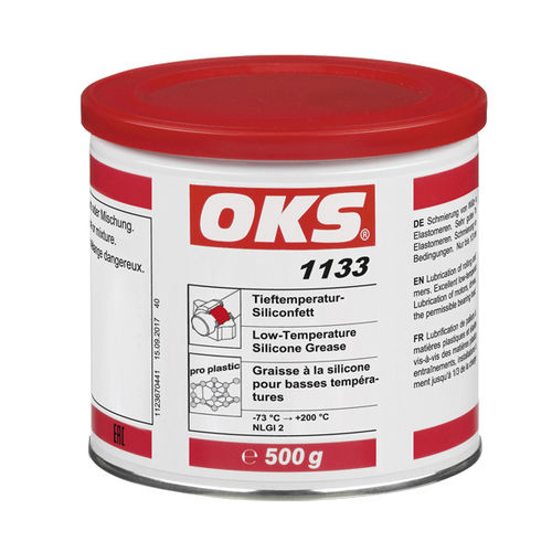 Graisse de lubrification - 1133 - OKS Spezialschmierstoffe GmbH - au silicone / pour roulement / pour câbles